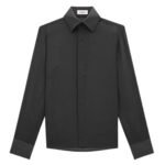 SAINT LAURENT SHIRT IN SILK CREPE MUSLIN