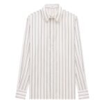 SAINT LAURENT SHIRT IN STRIPED SILK