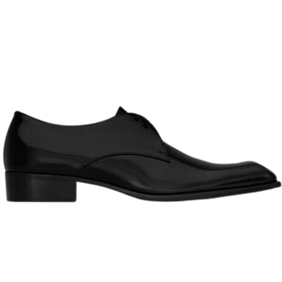 1 SAINT LAURENT JEAN DERBIES IN BRUSHED LEATHER