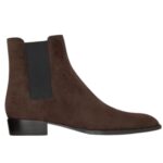 SAINT LAURENT WYATT CHELSEA BOOTS IN SUEDE