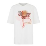 FENDI LUNAR NEW YEAR WHITE JERSEY T-SHIRT