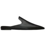 SAINT LAURENT MEURICE MULES IN SMOOTH LEATHER