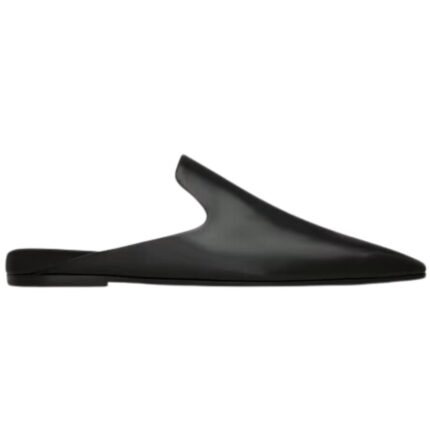 SAINT LAURENT MEURICE MULES IN SMOOTH LEATHER