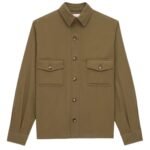 SAINT LAURENT OVERSHIRT IN COTTON TWILL