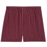SAINT LAURENT CASSANDRE STRIPED SHORTS