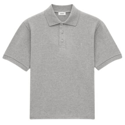 SAINT LAURENT CASSANDRE POLO SHIRT IN PIQUÉ