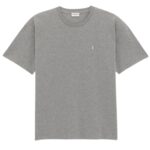 SAINT LAURENT CASSANDRE T-SHIRT IN PIQUÉ