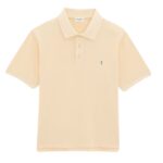 SAINT LAURENT CASSANDRE POLO SHIRT IN COTTON PIQUÉ