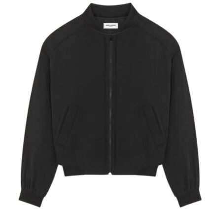 SAINT LAURENT TEDDY JACKET IN TWILL