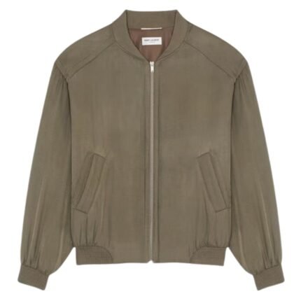 SAINT LAURENT TEDDY JACKET IN TWILL