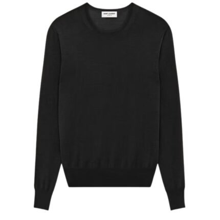 SAINT LAURENT SWEATER IN CASHMERE WOOL AND SILK