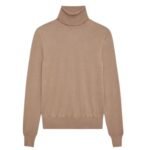 SAINT LAURENT TURTLENECK SWEATER IN CASHMERE WOOL AND SILK