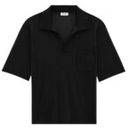 SAINT LAURENT CASSANDRE POLO SHIRT IN WOOL