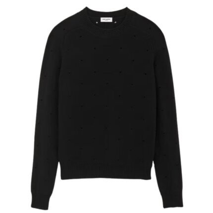 SAINT LAURENT SWEATER IN OPENWORK WOOL