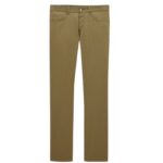 SAINT LAURENT RELAXED SLIM PANTS IN COTTON