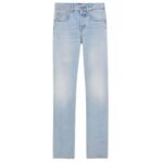SAINT LAURENT BAGGY JEANS IN MICHIGAN BLUE DENIM