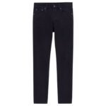 SAINT LAURENT MICK LONG JEANS IN MIDNIGHT BLACK DENIM
