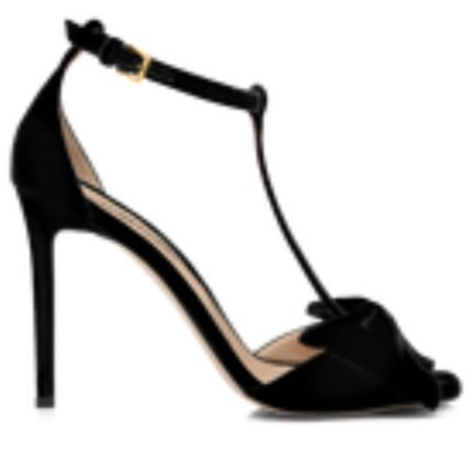 TOM FORD VELVET BRIGITTE SANDAL BLACK