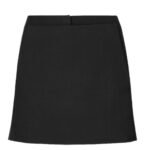 FENDI BLACK GRAIN DE POUDRE WOOL SHORTS