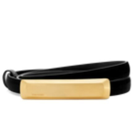 TOM FORD PATENT LEATHER 15 MM BAR BELT