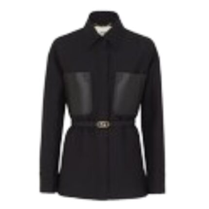 FENDI WOOL AND SILK GO-TO JACKET
