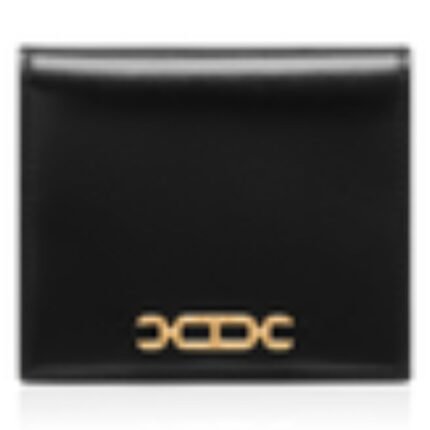 TOM FORD PALMELLATO EFFECT LEATHER COMPACT WALLET BLACK