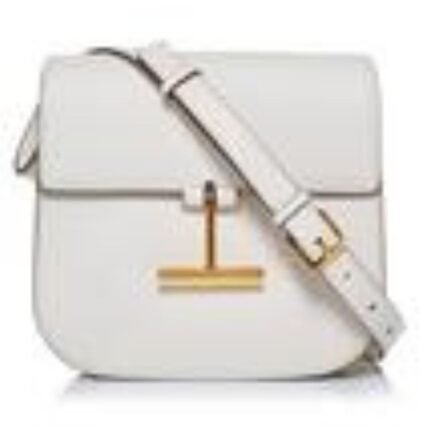 TOM FORD GRAIN LEATHER TARA MINI CROSSBODY LIGHT BEIGE