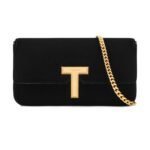TOM FORD VELVET WALLIS MINI BAG BLACK