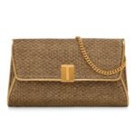 TOM FORD TEXTURED FABRIC NOBILE CLUTCH