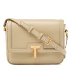 TOM FORD SMOOTH LEATHER WALLIS SMALL SHOULDER BAG BLACK