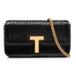 TOM FORD BEADED SEQUIN EMBROIDERY WALLIS MINI BAG