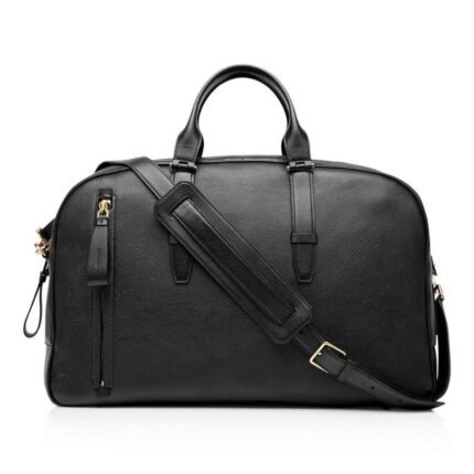 TOM FORD GRAIN LEATHER BUCKLEY BOWLING BAG