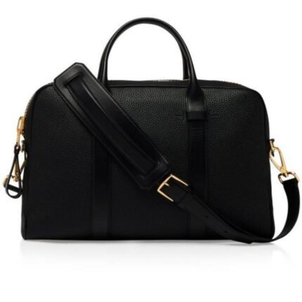 TOM FORD GRAIN LEATHER BUCKLEY BRIEFCASE