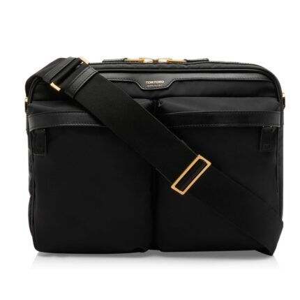 TOM FORD RECYCLED NYLON LARGE UTILITY MESSENGER