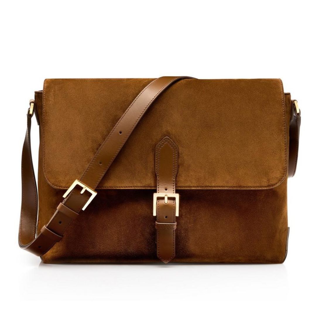 1 TOM FORD SUEDE MEDIUM MESSENGER