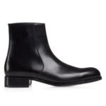 TOM FORD BURNISHED LEATHER EDGAR ZIP BOOT