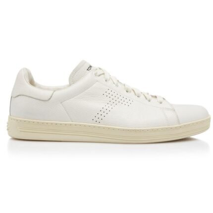 TOM FORD WARWICK GRAINED LEATHER SNEAKER