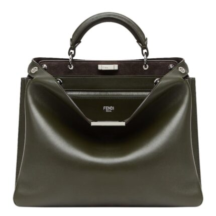 FENDI PEEKABOO SOFT MEDIUM LEATHER BAG