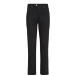 FENDI LONG JEANS BLACK FF DENIM PANTS