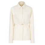 FENDI WOOL AND SILK GO-TO JACKET