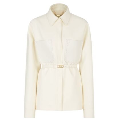 FENDI WOOL AND SILK GO-TO JACKET