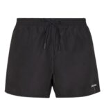 FENDI BLACK NYLON SWIM SHORTS