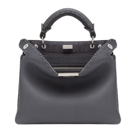 FENDI SELLERIA PEEKABOO SOFT SMALL BAG WITH 476 HAND-SEWN STITCHES