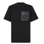 FENDI BLACK JERSEY T-SHIRT