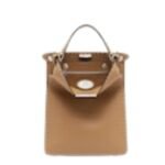 FENDI PEEKABOO ISEEU X-LITE SMALL BEIGE SELLERIA BAG WITH 524 HAND-SEWN STITCHES
