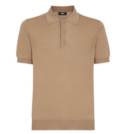 FENDI WOOL POLO SHIRT