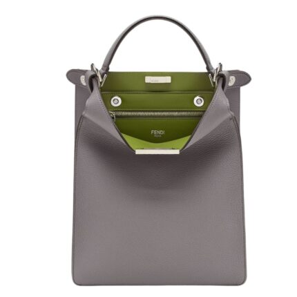 FENDI PEEKABOO X-LITE SMALL LEATHER BAG