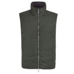 FENDI VEST GREEN FF NYLON GILET