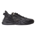 FENDI FLOW SNEAKERS LEATHER LOW-TOPS