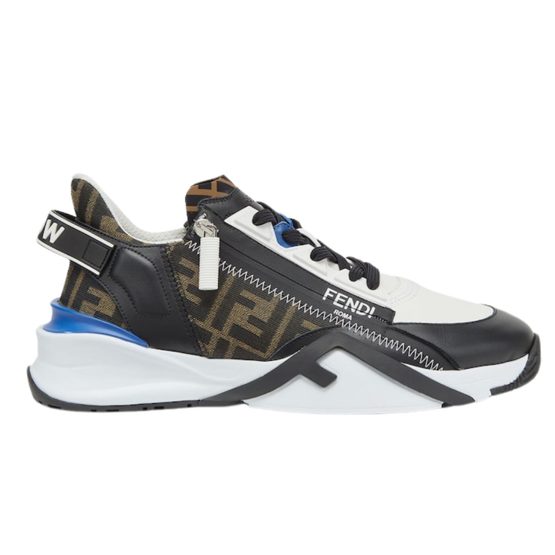 1 FENDI FLOW SNEAKERS LEATHER LOW-TOPS